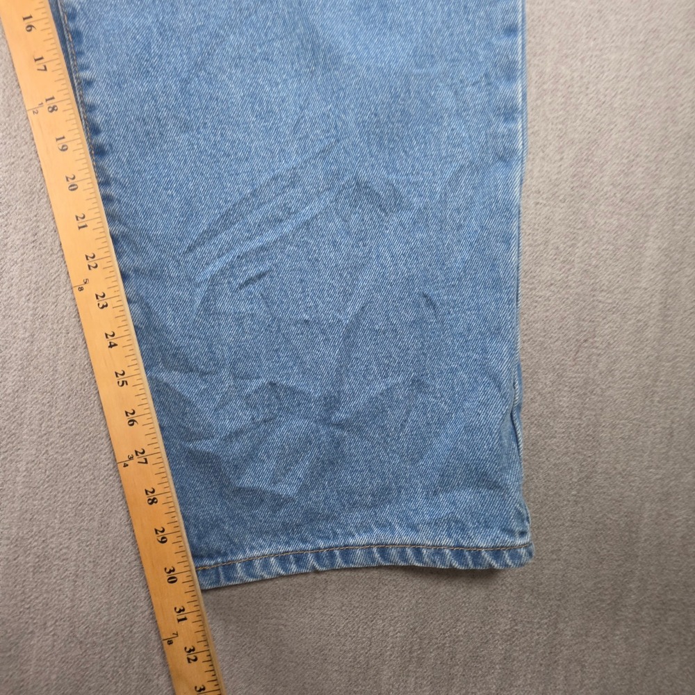Faded Glory Jeans Men 40x32 Blue Relaxed Fit Straight Leg Denim Cotton - Picture 7 of 16